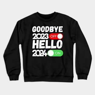 Au revoir 2023 Bonjour 2024 Bonne année 2024 Crewneck Sweatshirt